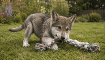 Chiot : Photo d'un Chien-loup Américain