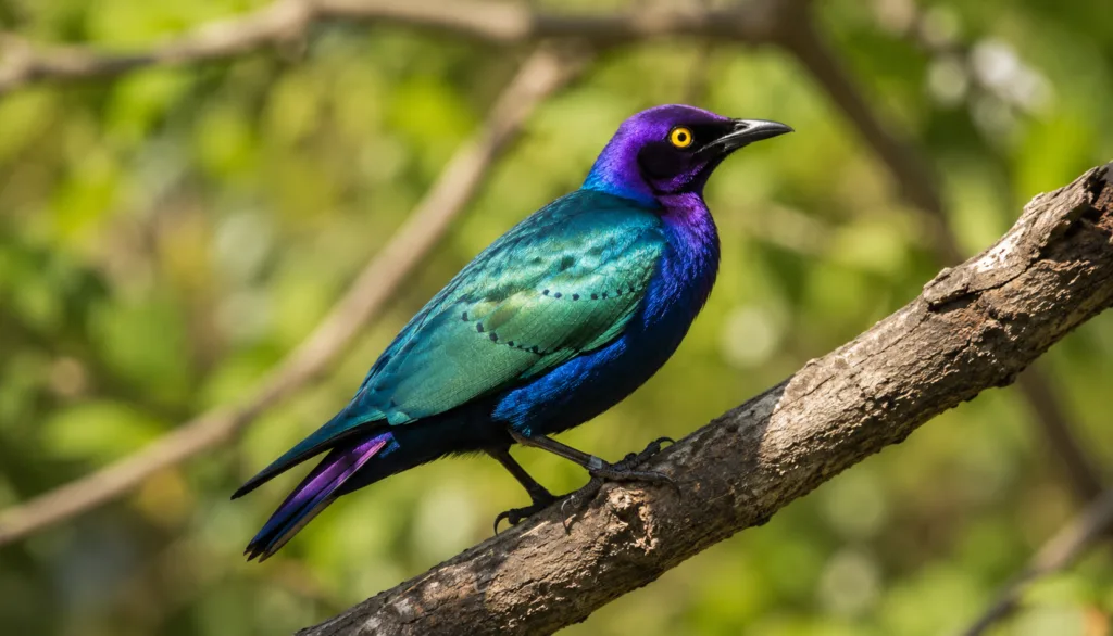 Choucador Pourpré : Photo d'un oiseau