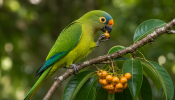 Conure Couronnée : Photo d'un oiseau