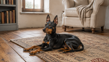 Chien : Photo d'un English Toy Terrier malade