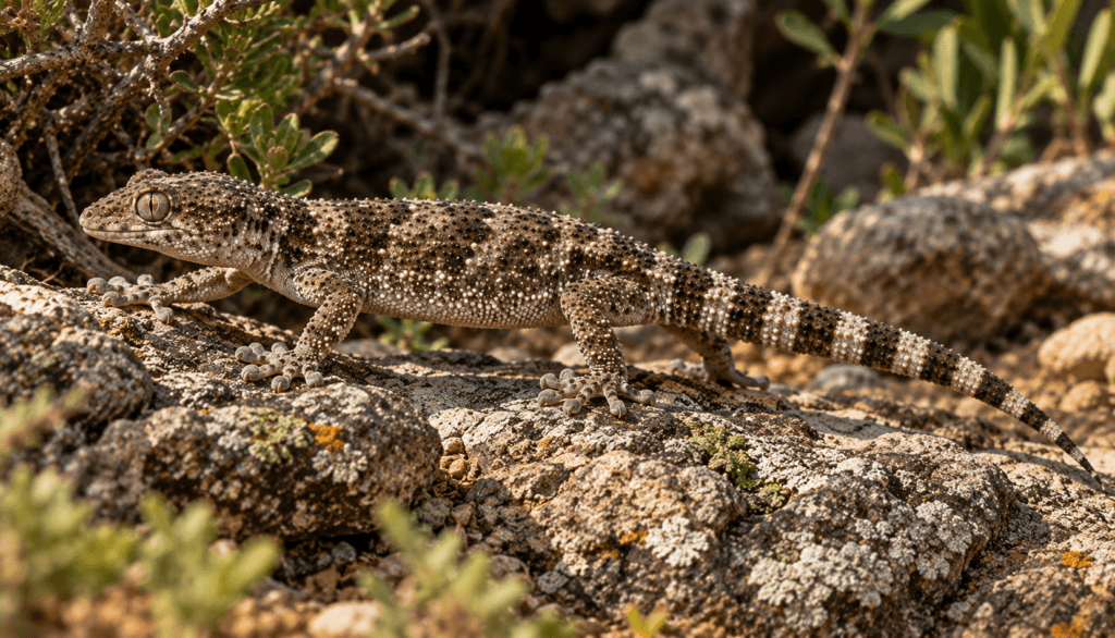 Gecko de Bibron (Chondrodactylus Bibronii) : Photo d'un lezard
