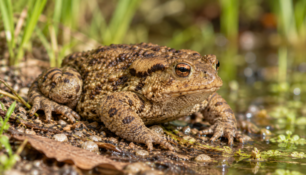 Crapaud Commun (Bufo Bufo) : Photo d'un grenouille