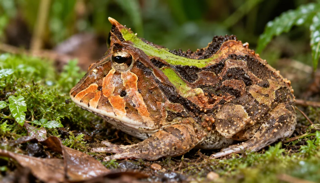 Grenouille Cornue (Ceratophrys Cornuta) : Photo d'un grenouille