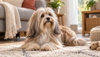 Chien : Photo d'un Petit Chien Lion malade